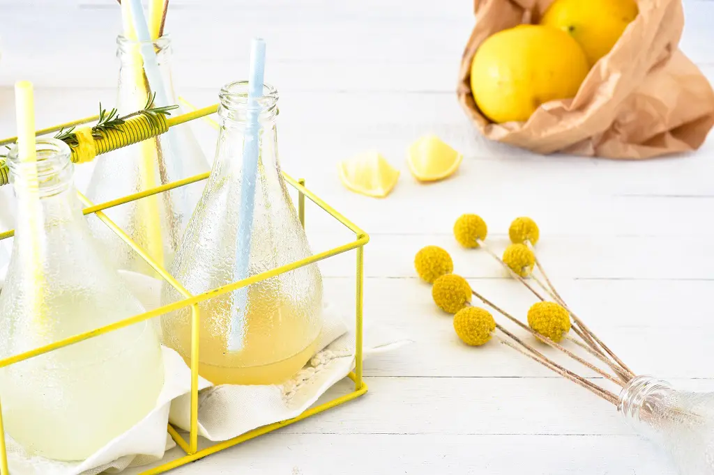 Sirop de citron bergamote maison