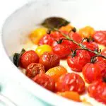 recette tomates cerises roties au four au basilic ail et piment fumé