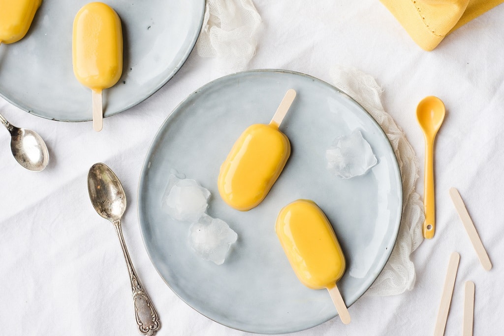 Mini esquimaux fruit de la passion • recette de Confit Banane •
