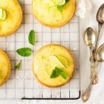 La recette de tartelettes mojito au citron vert, menthe et rhum -- par Confit Banane