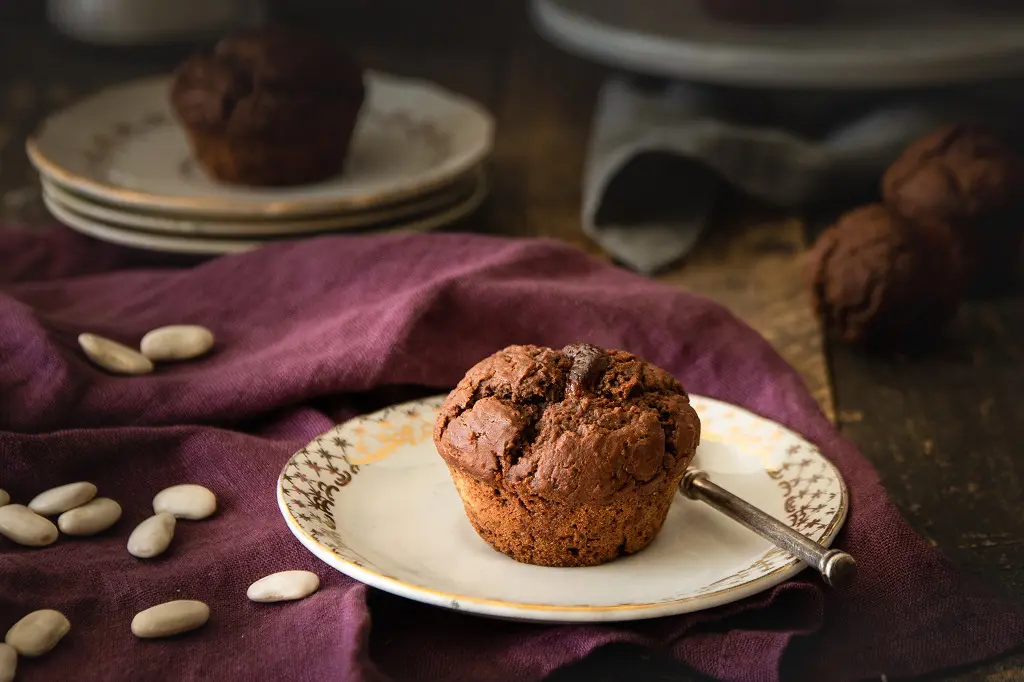 Muffins chocolat aux haricots tarbais
