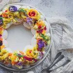 recette de pavlova exotiques en couronne pour Noel - ConfitBanane