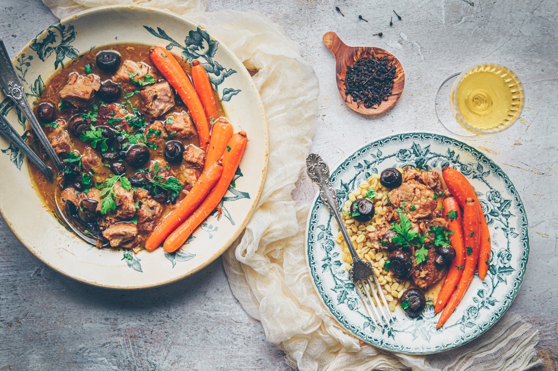 Sauté De Porc Au Cidre Et Champignons