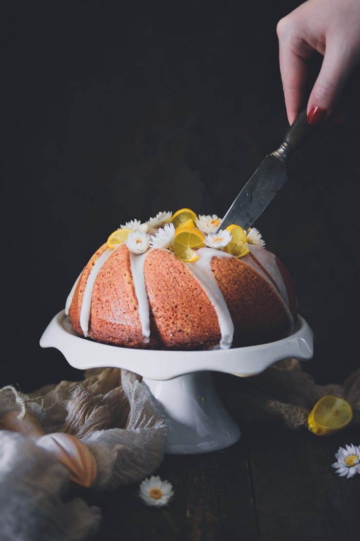 Cake madeleine au citron