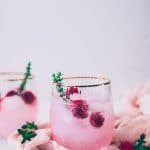 recette du cocktail été 2020 : le gin tonic aux framboises - confitbanane