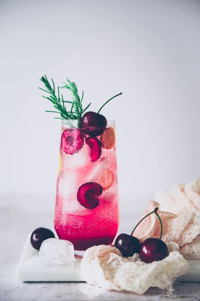 recette de limonade à la cerise - confitbanane