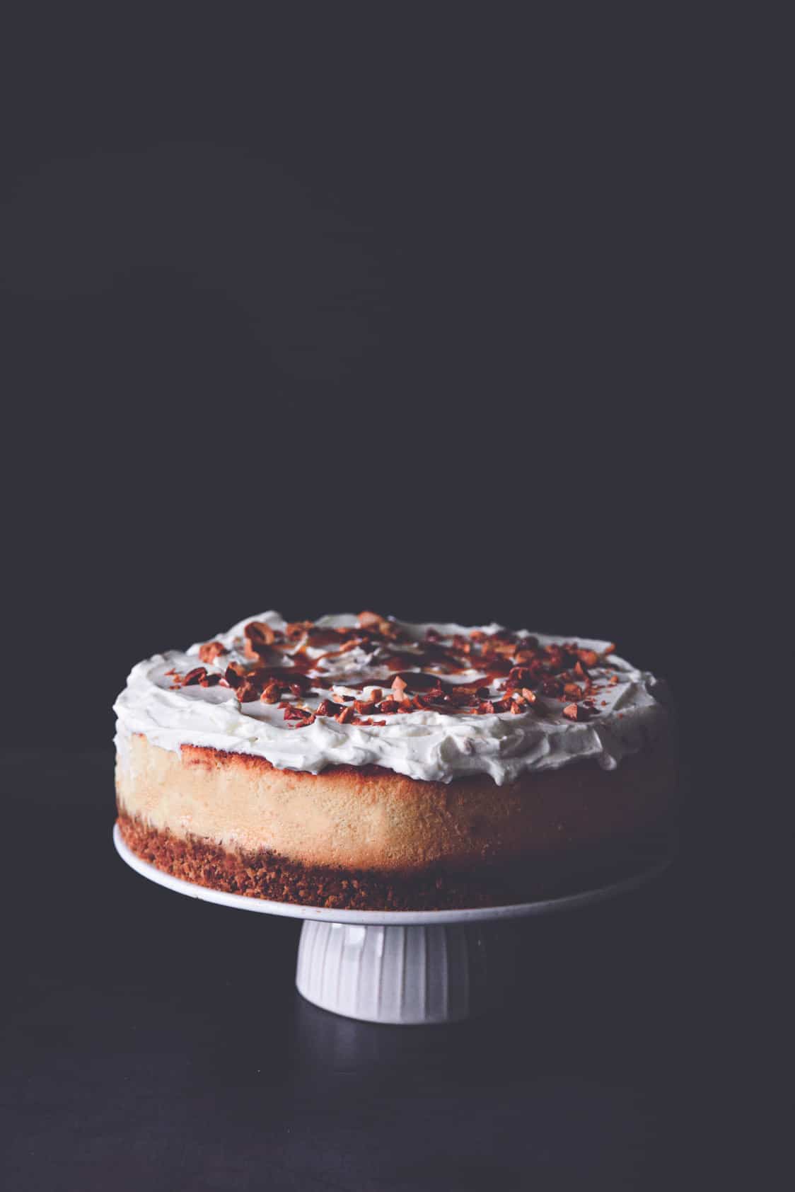 food photography cheesecake -confitbanane