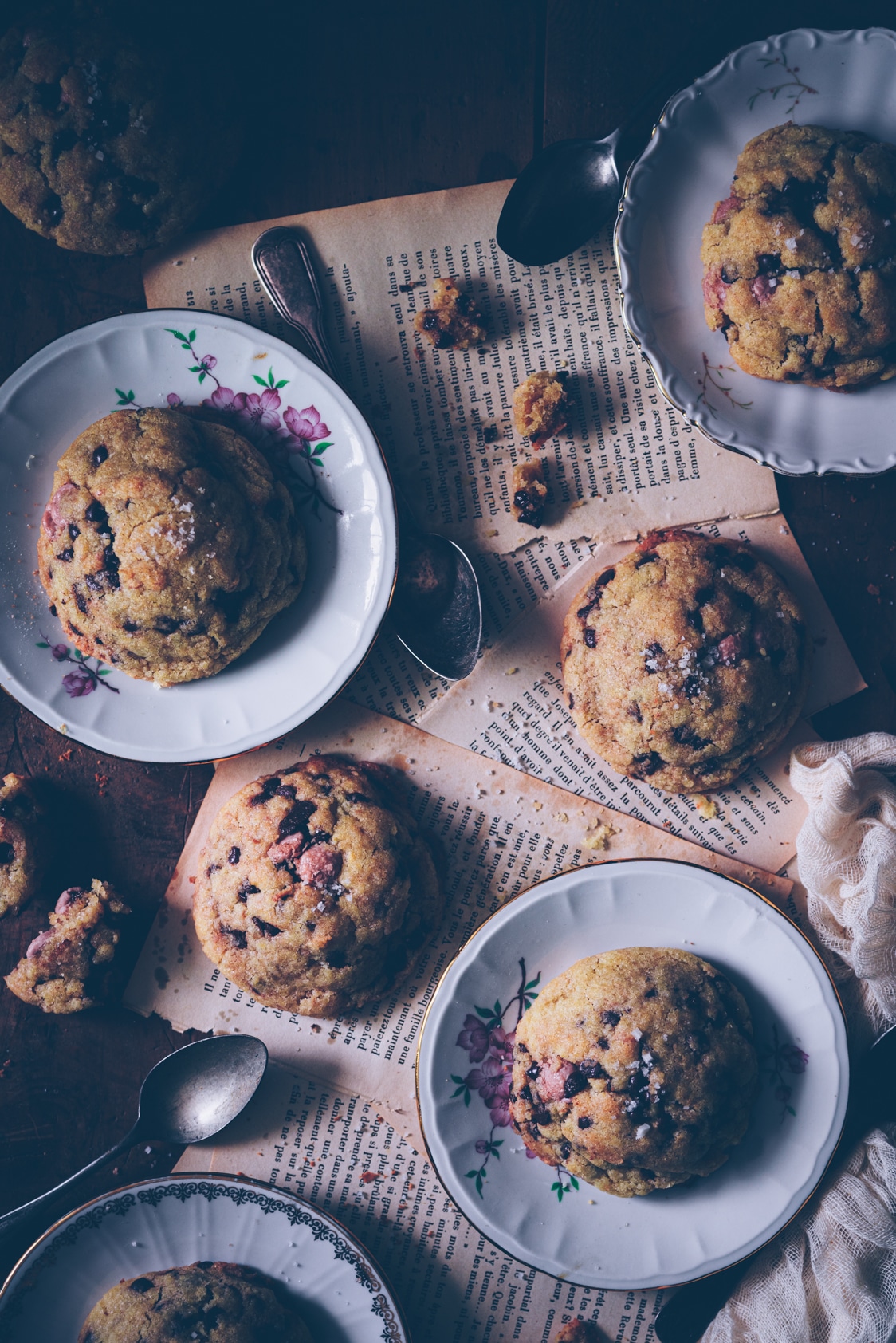 Cookies aux pépites de chocolat & fleur de sel • by Confit Banane