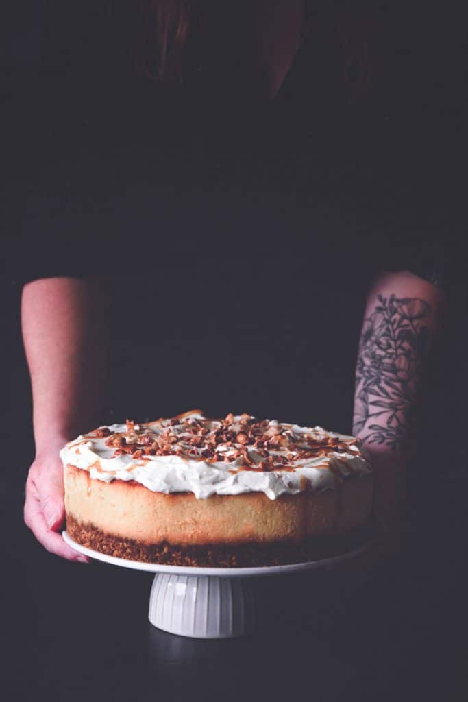 cheesecake à la banane & caramel - confitbanane