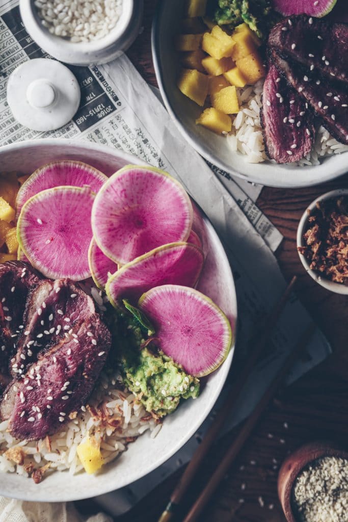 une recette de poke bowl originale