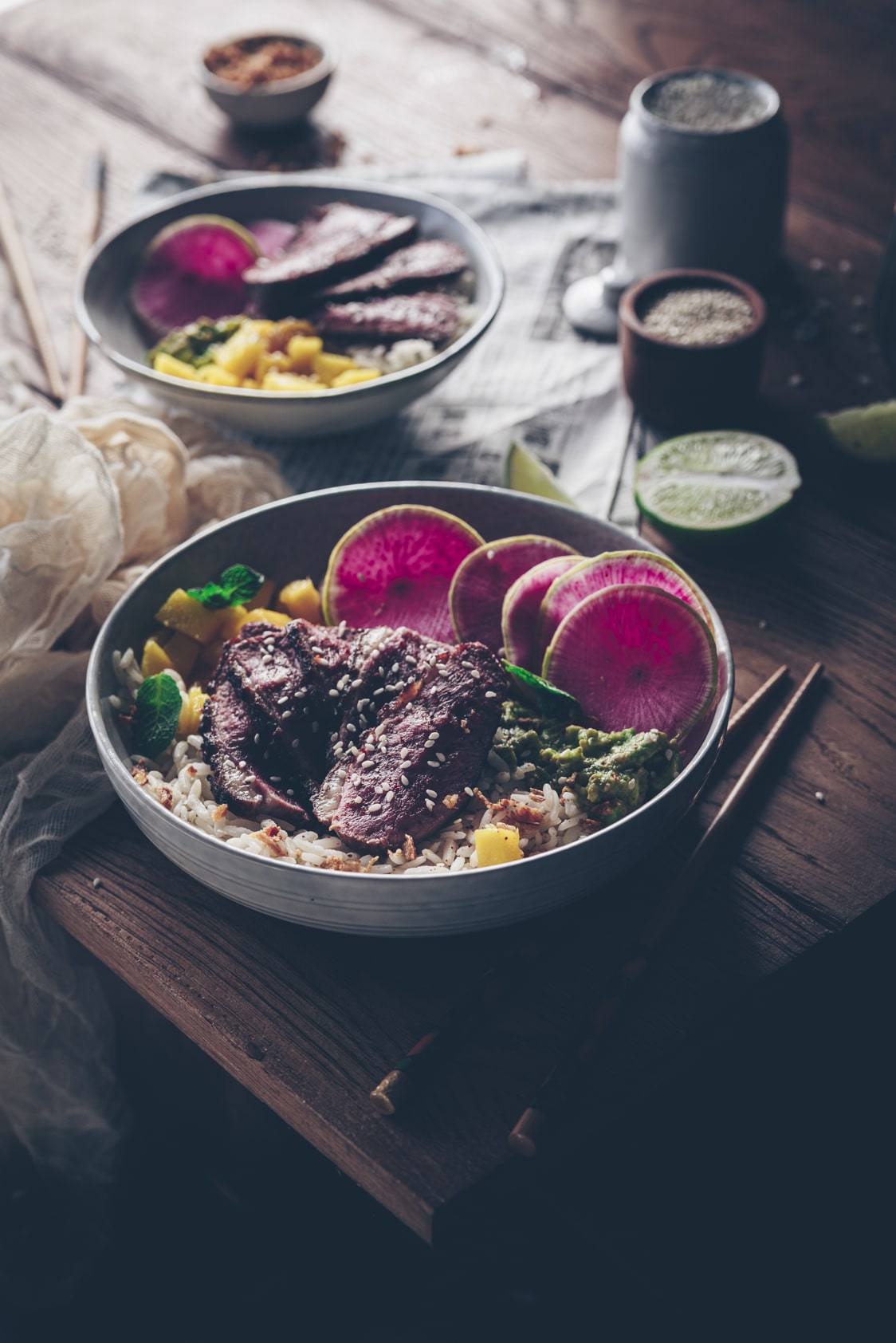 recette originale de poke bowl de magret